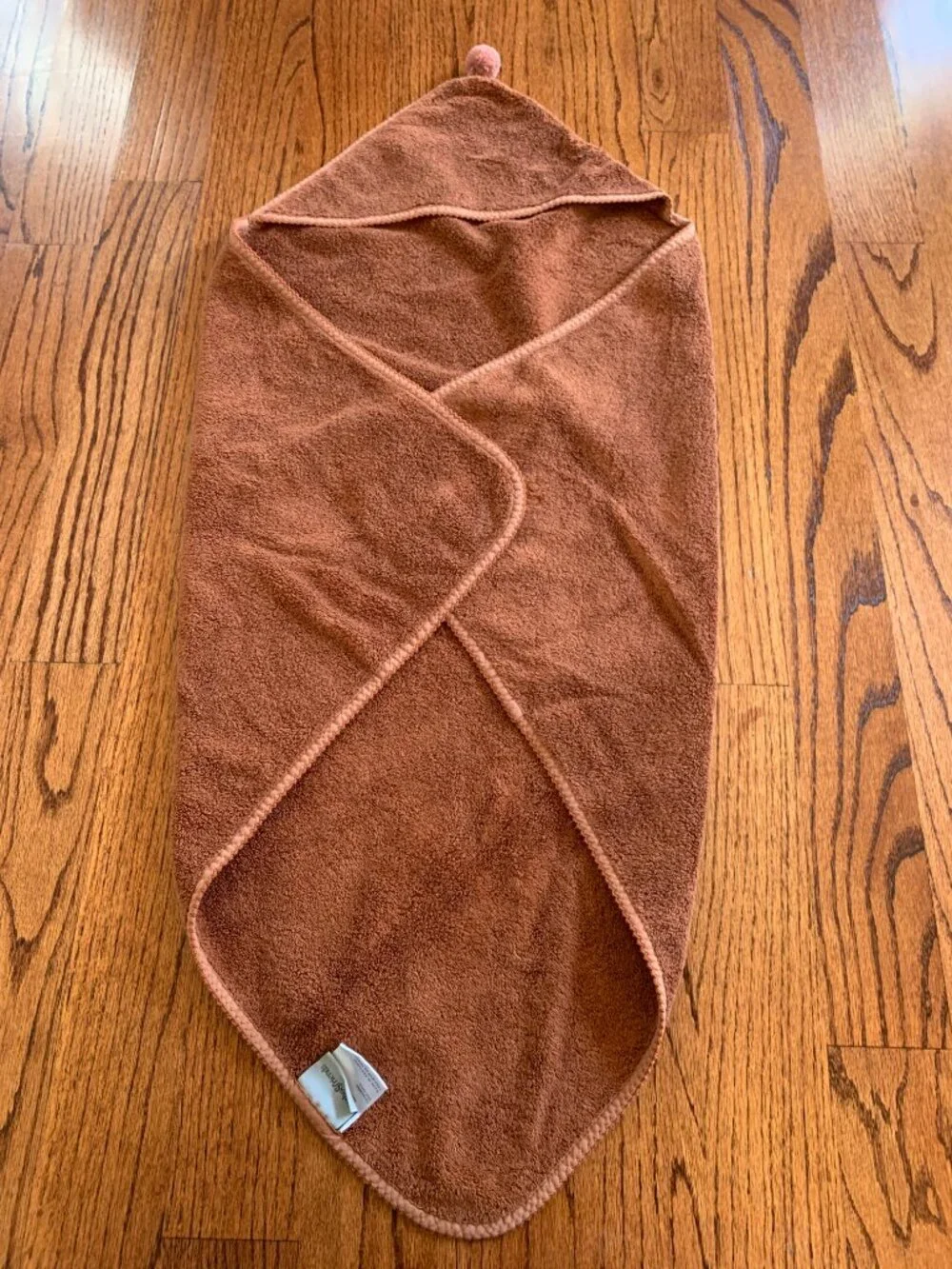 Garbo & Friends Hooded Cotton Towel MSRP $68 | Cinnamon Rust | 28.5